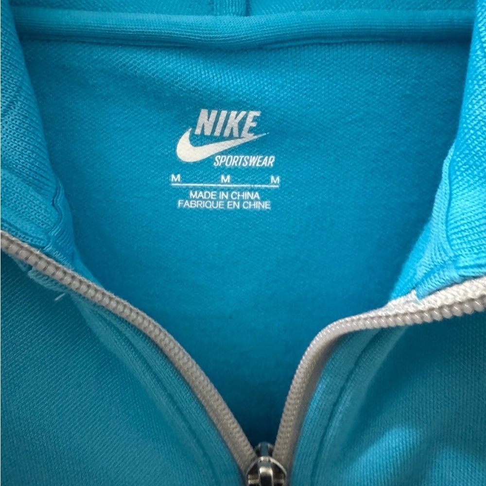 Nike Jacket Adult Medium Blue & Gray Sportswear Track Jacket Mens - Picture 3 of 3